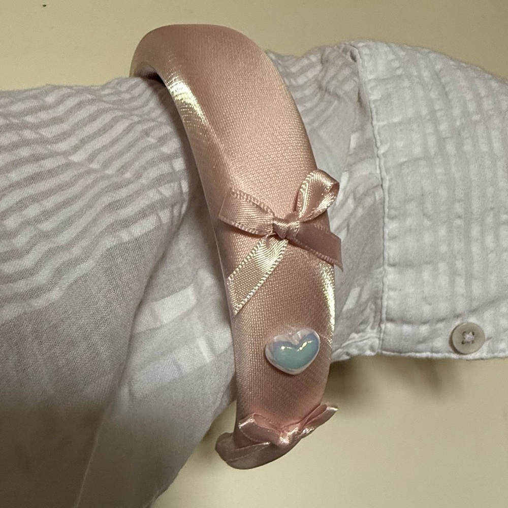Flower Knows Coquette Pink Satin Headband